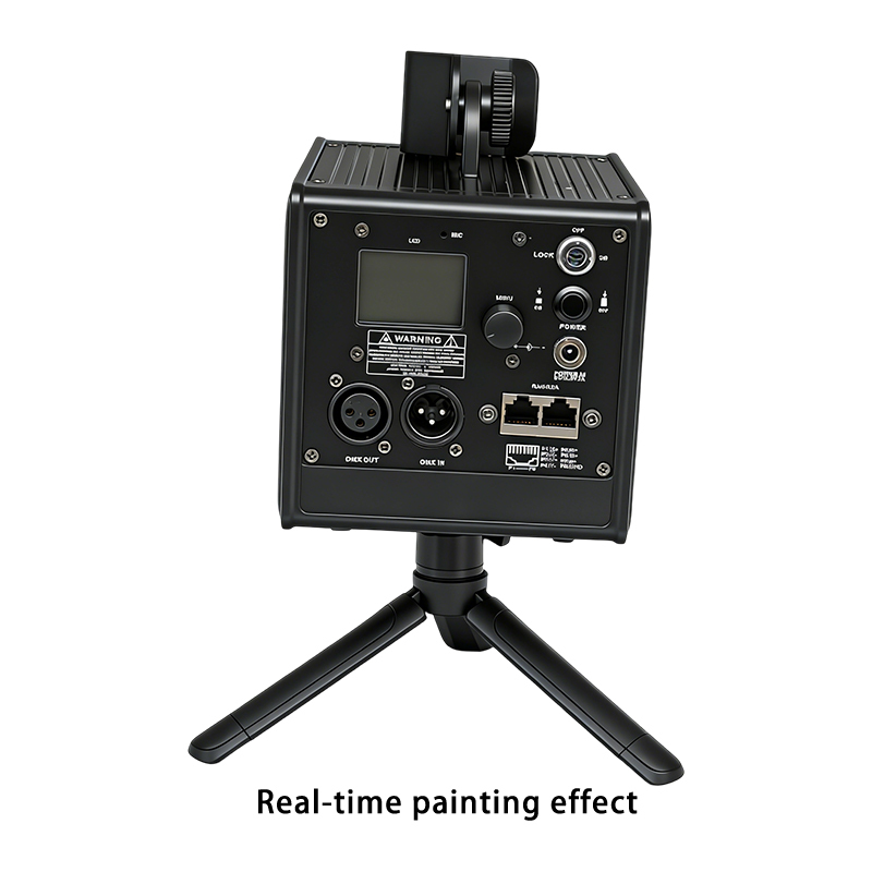 Igracelite APP Laser Light Projector, 300MW~5W Wireless RGB Laser Cube with WiFi & Mobile Control, 2H Battery, 240 Built-in Effects, for Indoor Home Party, KTV, Stage Show