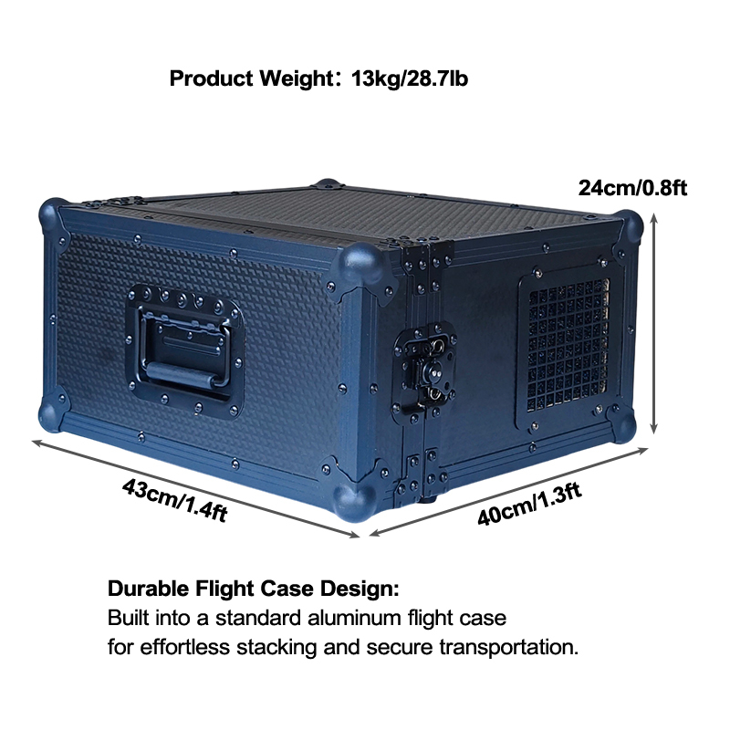 Igracelite Professional 1500W Stage Haze Machine - Quiet Anti-Clogging Hazer with Flight Case, 50000 cuft/min High Smoke Output, 2 DMX Channels, Fast Warm-up 30s, 3L Tank for Theater, Studio, Events