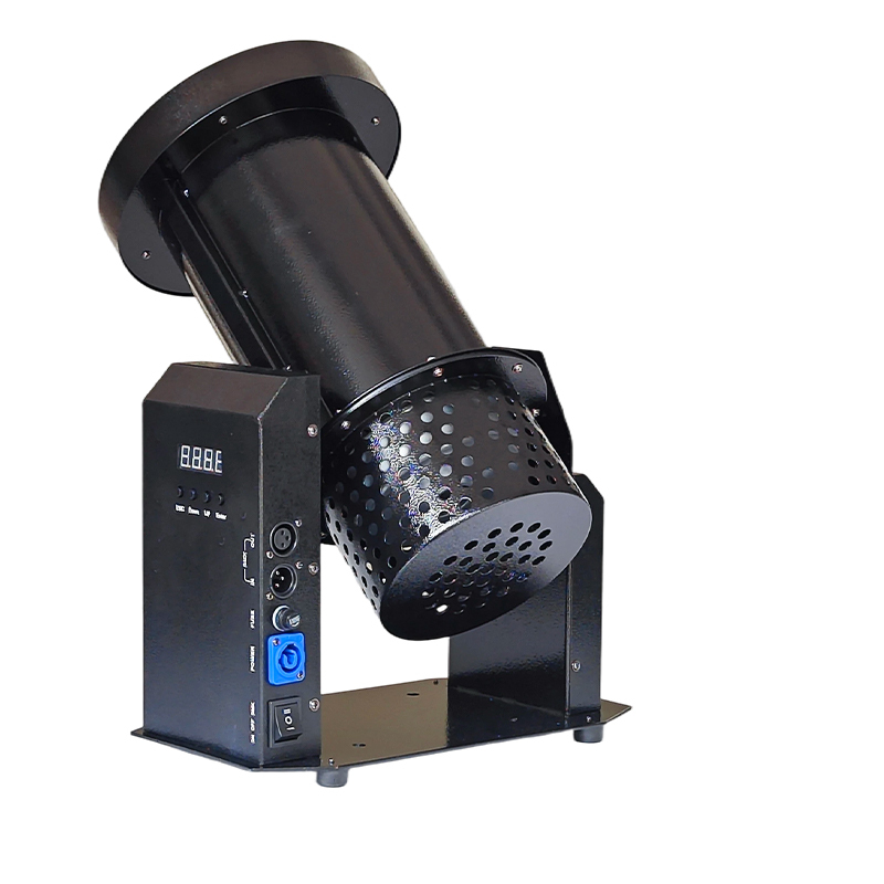Igracelite 1500W Professional Confetti Launcher Machine - 180° Rotating Stage Blower with DMX512 & Remote Control for Wedding, Party, Events, 110V/220V, Covers 10-20 sq m