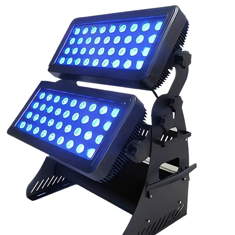 Igracelite LED City Color 72x12W 900W RGBWA 5in1 6in1 LED Light, DMX512 IP65 Outdoor Stage Wash Light with 15°-45° Adjustable Beam Angle, 4CH/5CH/10CH, Strobe Dimming for Concerts & Events