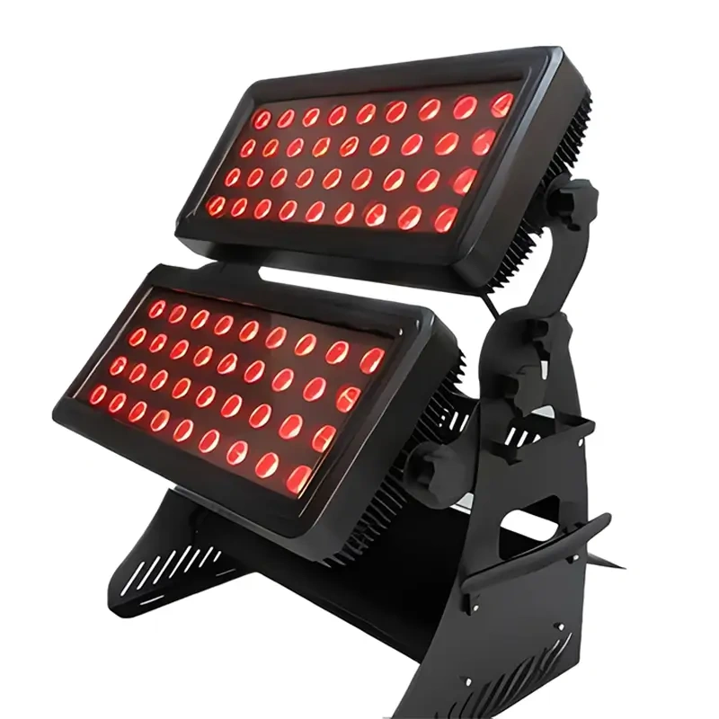 Igracelite LED City Color 72x12W 900W RGBWA 5in1 6in1 LED Light, DMX512 IP65 Outdoor Stage Wash Light with 15°-45° Adjustable Beam Angle, 4CH/5CH/10CH, Strobe Dimming for Concerts & Events