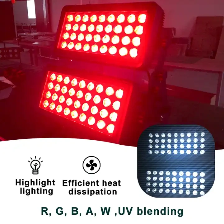 IP65 Outdoor 72*12W 4in1 Waterproof LED City Color