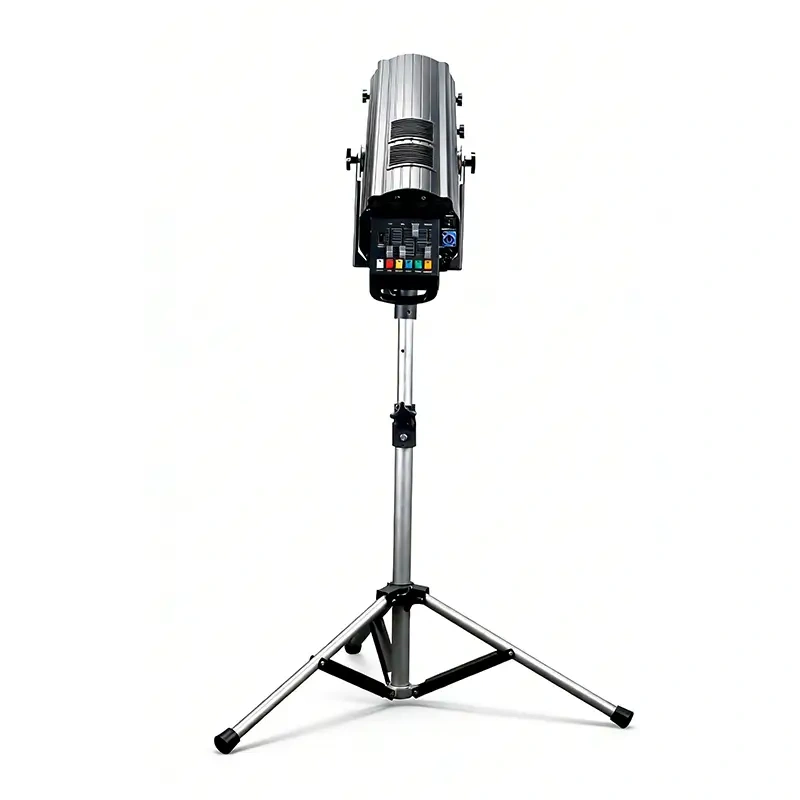 Igracelite 350W/400W/600W/700/1000W/1200W Professional LED Follow Spot Light, CRI>90 High CRI, 3200K-6500K Bi-Color & 5 Colors (RGBWA), 8°-12° Manual Zoom, 0-100% Dimming, DMX Stage Event Light, 25000Hrs Long Lifespan