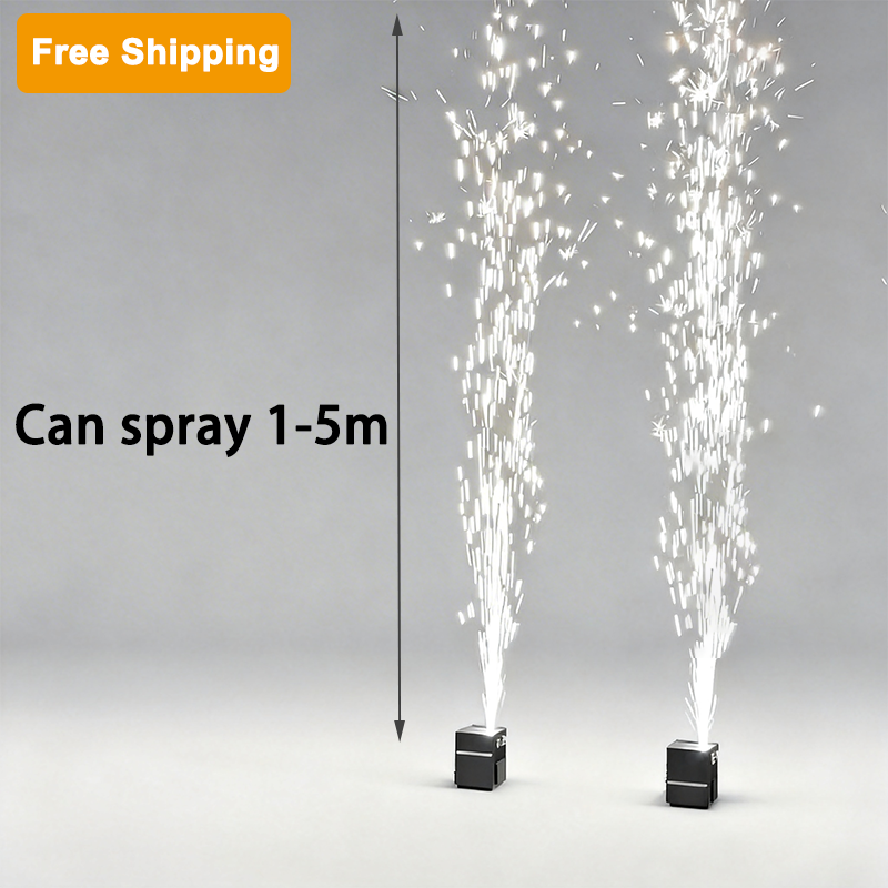 Free Shipping 650W Cold Spark Firework Machine Packing With Carton /White Or Black 2Pcs