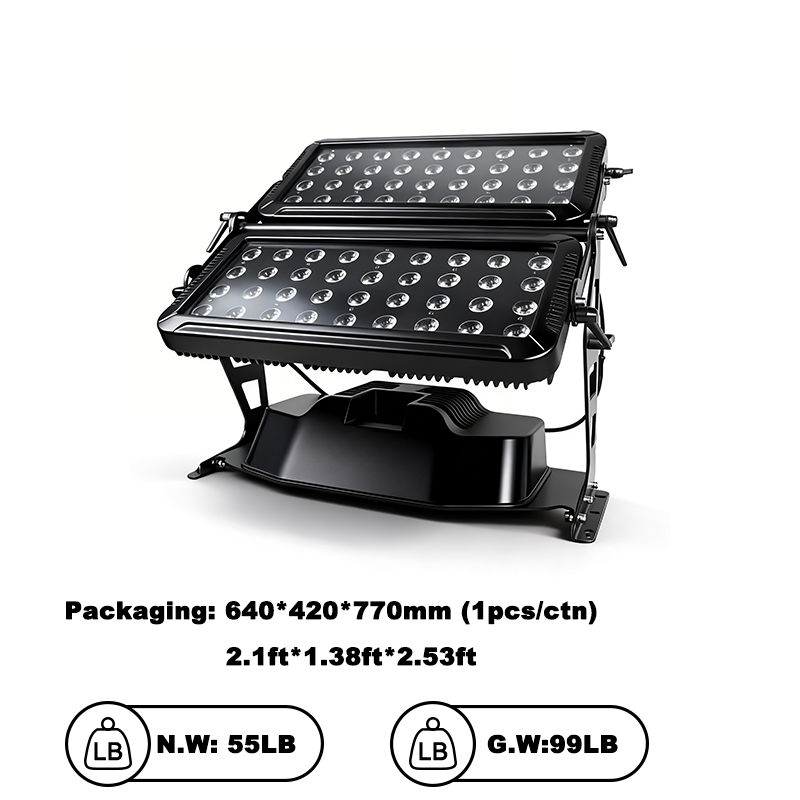 96*18W RGBWA UV 6in1 led city color lights