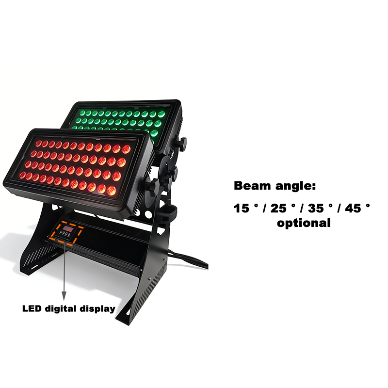 96*18W RGBWA UV 6in1 led city color lights