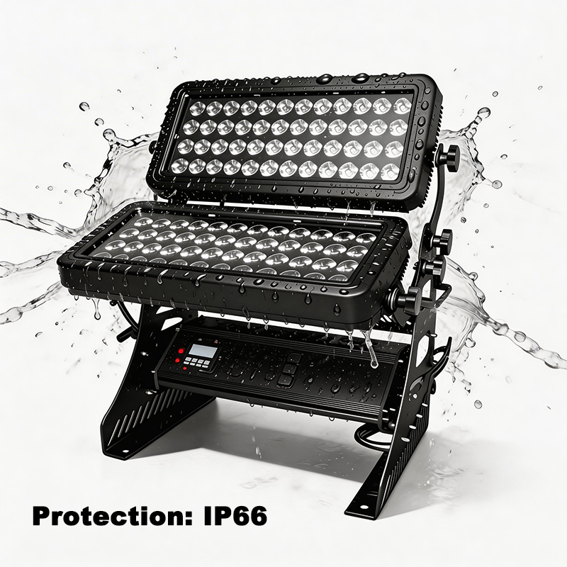 96*18W RGBWA UV 6in1 led city color lights