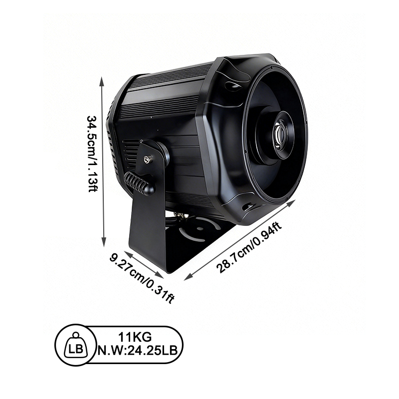 Igracelite 200W Waterproof LED Water Wave Effect Light DMX LOGO Projector Watereffect Lighting