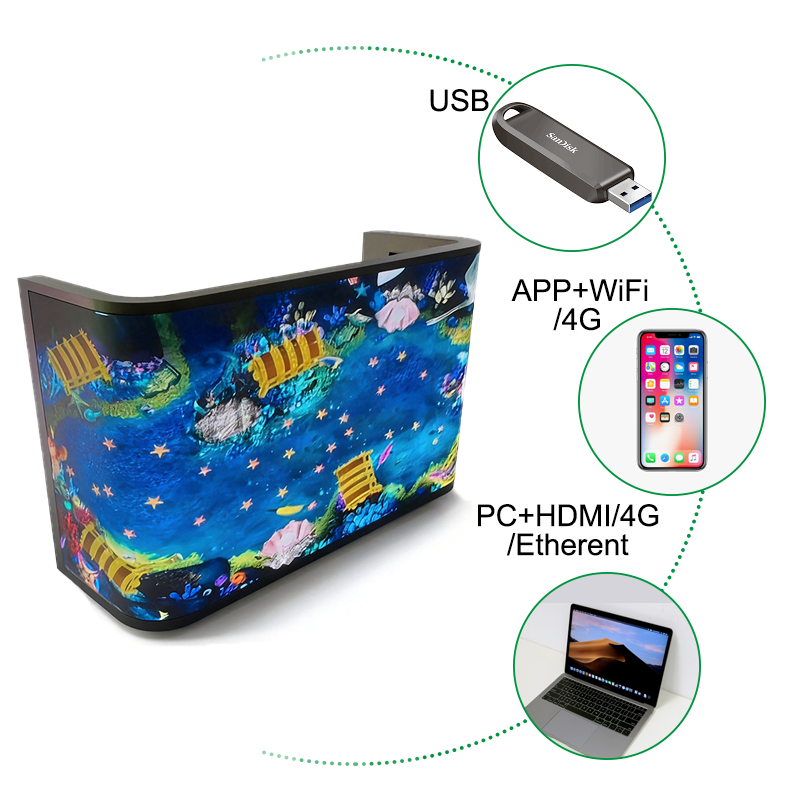 Igracelite P2.5 Indoor DJ Booth LED Display Screen: 3840Hz High Refresh Portable Video Wall for Nightclub, Mobile Front Desk Screen with Wheels & Storage, Full Color Stage Display for Wedding & Event