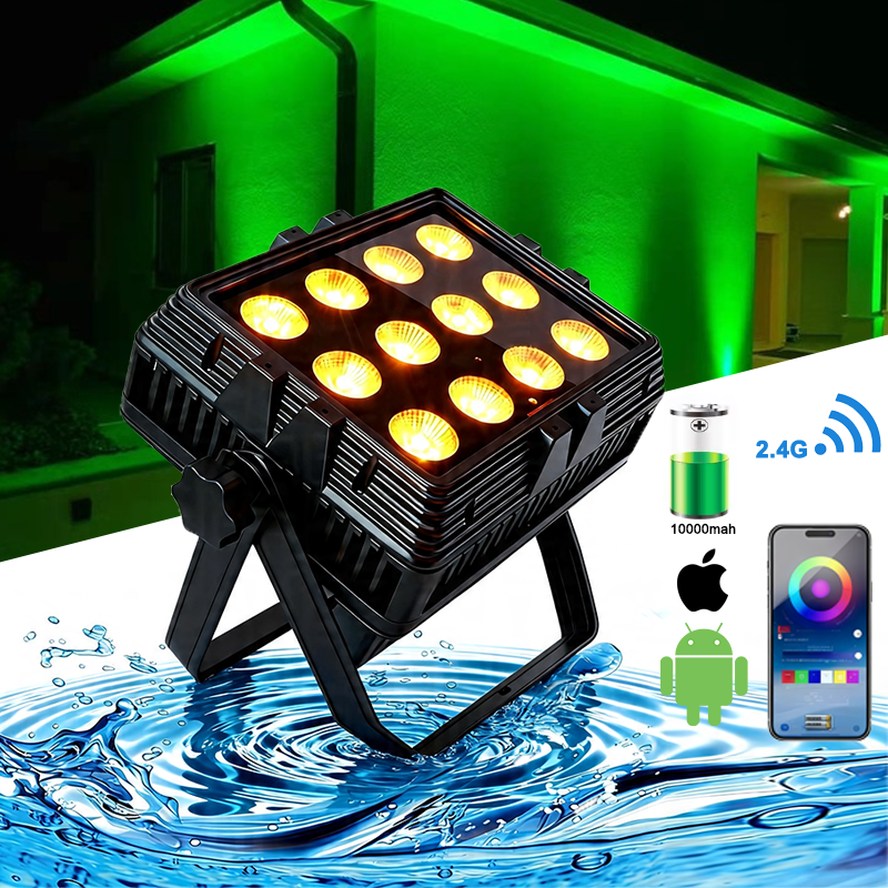 Igracelite 12*18W IP65 waterproof outdoor battery par light