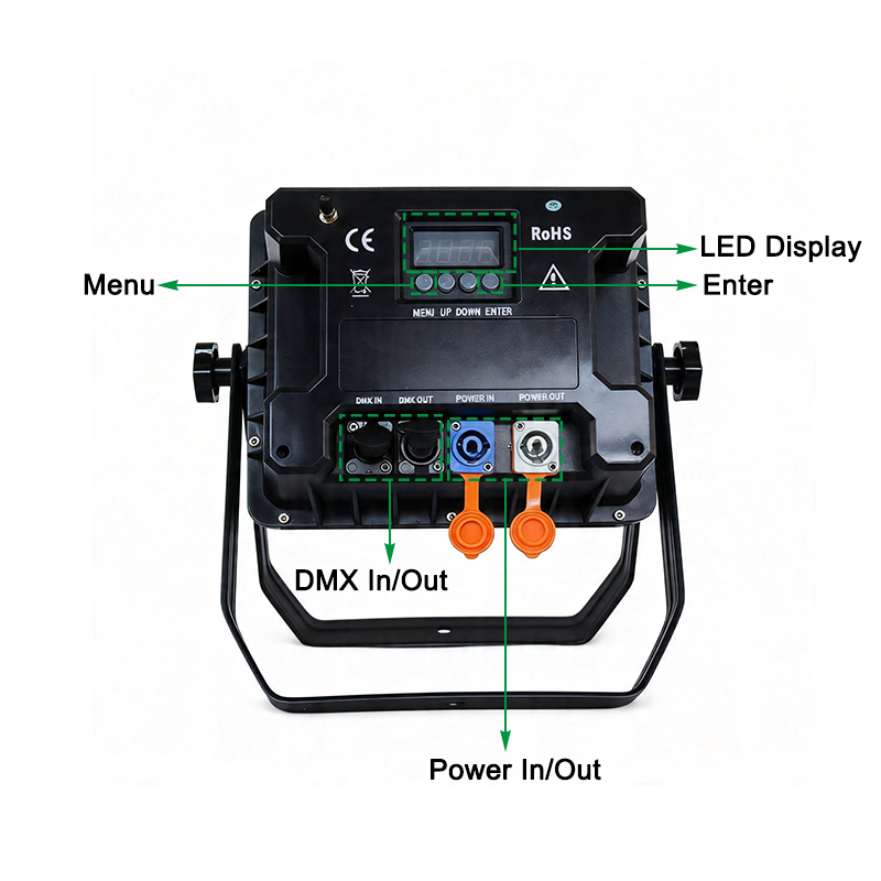 Igracelite 12*18W IP65 waterproof outdoor battery par light