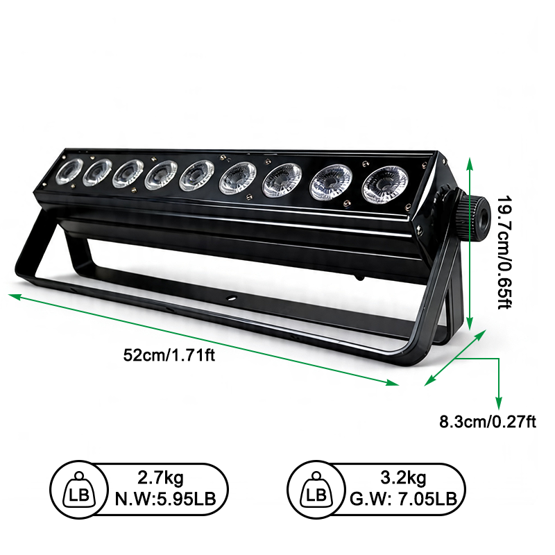 Igracelite Battery LED Par Light with WiFi App & Wireless DMX Control, 1.77" TFT Display Portable Uplight for Stage Wedding Events, Fast Charging Battery Powered LED Par with Infrared Remote Support