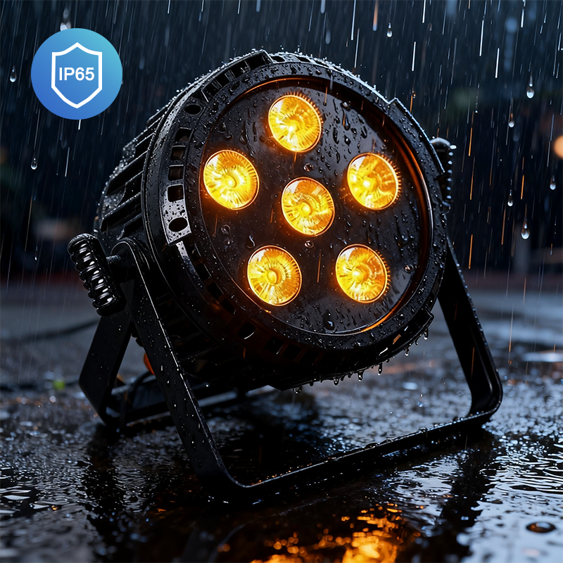 Igracelite 6*18W 6in1 rgbwauv wireless waterproof led par lights