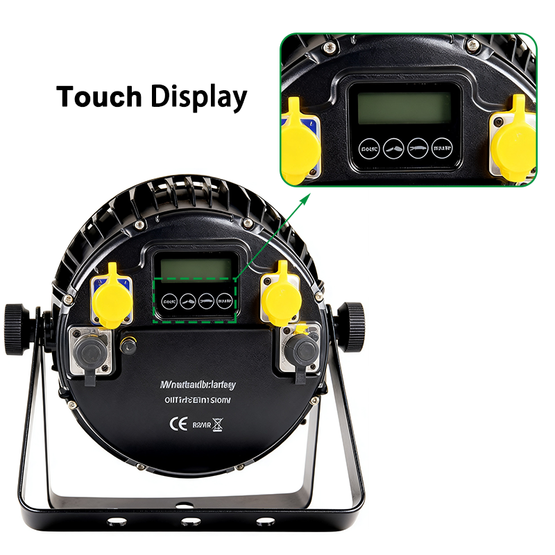 Igracelite 6*18W 6in1 rgbwauv wireless waterproof led par lights