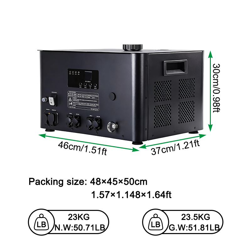 Igracelite 1700w Cold Spark Fountain Machine