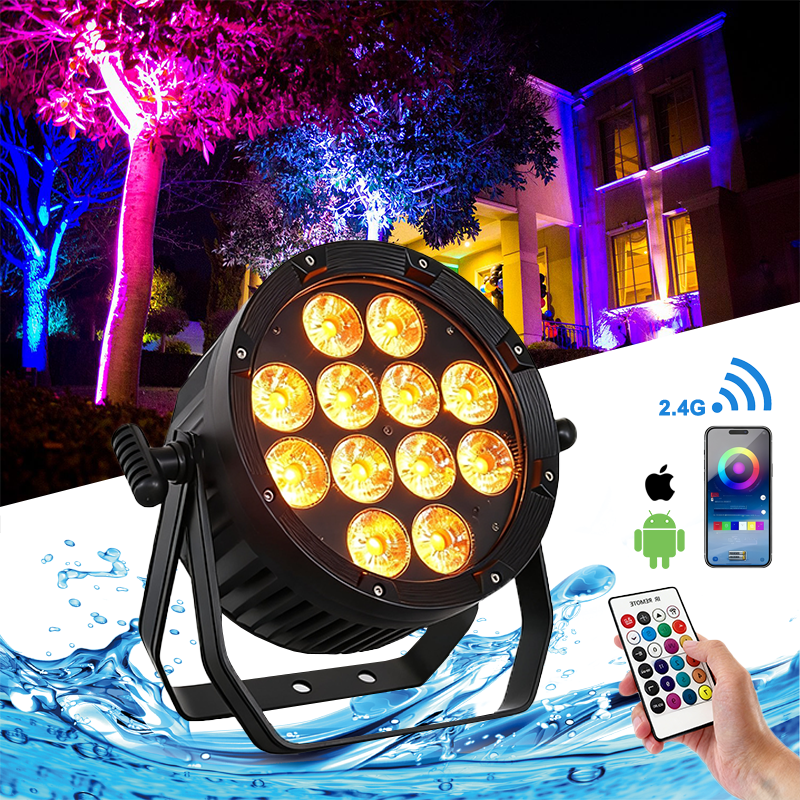 Igracelite  Wireless DMX Battery Outdoor Rgbw LED Par Can Stage Lights