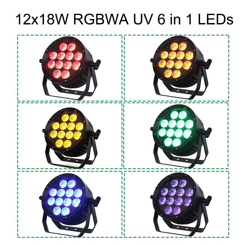 Igracelite  Wireless DMX Battery Outdoor Rgbw LED Par Can Stage Lights