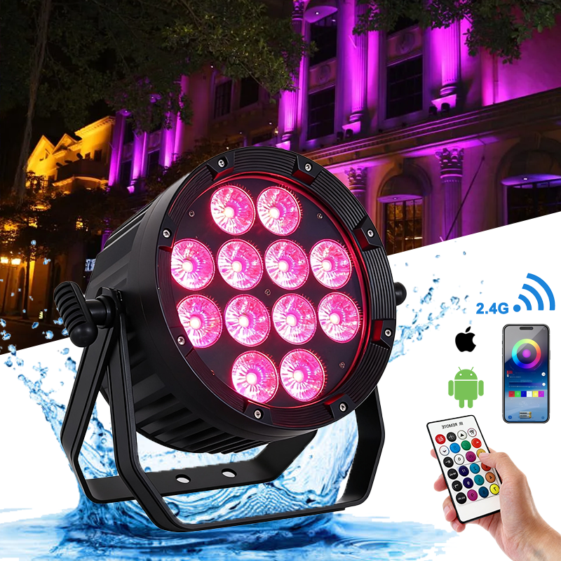 Igracelite Innov Wireless DMX Battery IP65 Touch Aluminum Housing Par Light