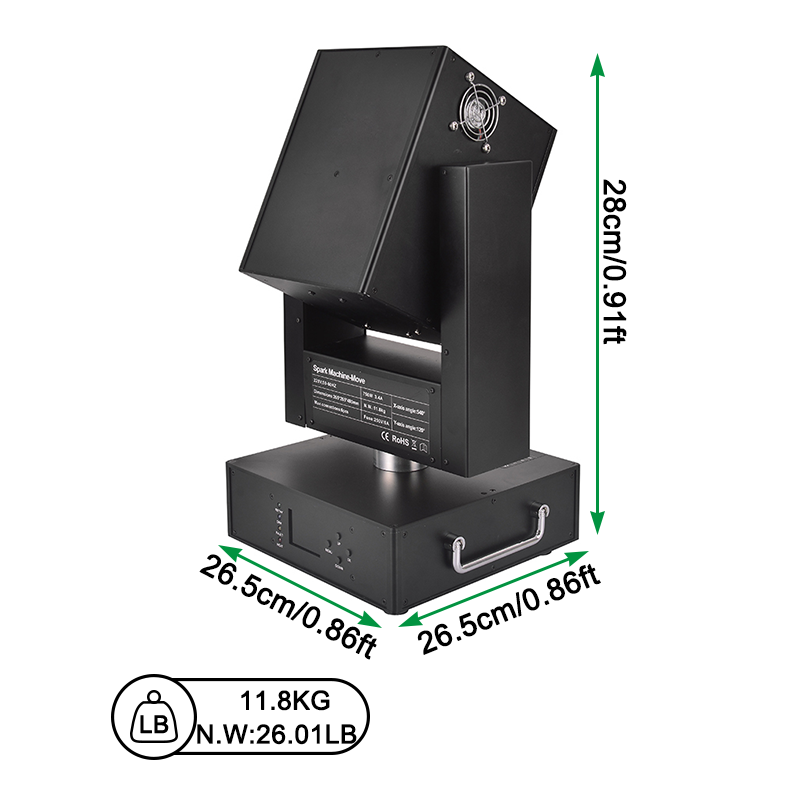 Igracelite 750W Moving Head Cold Spark Machines