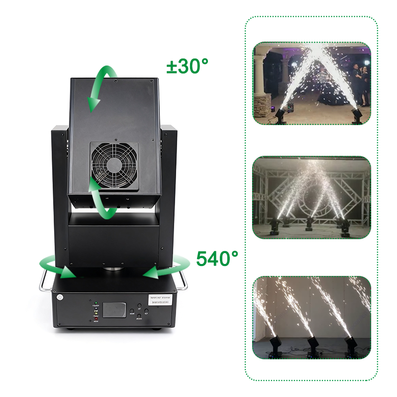 Igracelite 750W Moving Head Cold Spark Machines