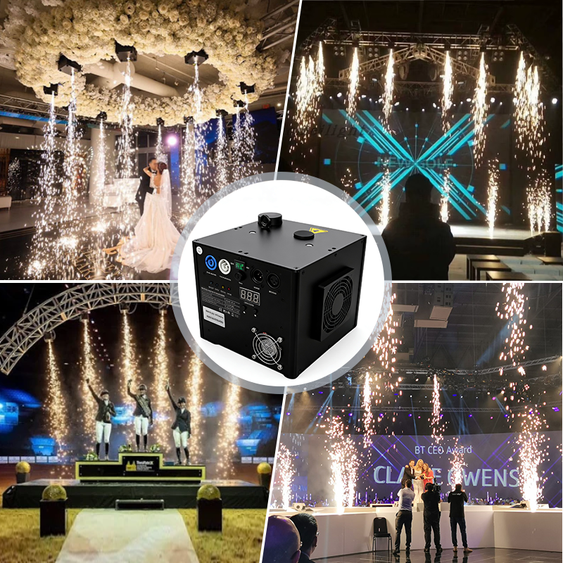 Electric Firework Cold Spark fall Wedding Fireworks Fall Spark Machine stage lighting effect