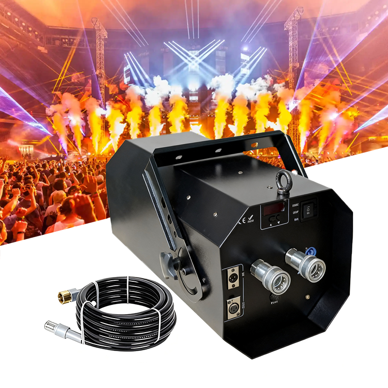 Small Powerful CO2 Jet Cannon Machine Spray Powerful Blast 1400Psi High Pressure DMX Cryo Co2 Jet Machine Stage Effect