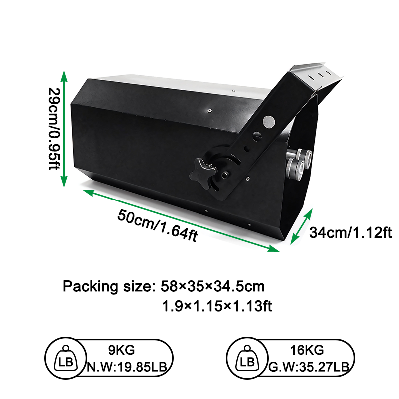 Small Powerful CO2 Jet Cannon Machine Spray Powerful Blast 1400Psi High Pressure DMX Cryo Co2 Jet Machine Stage Effect