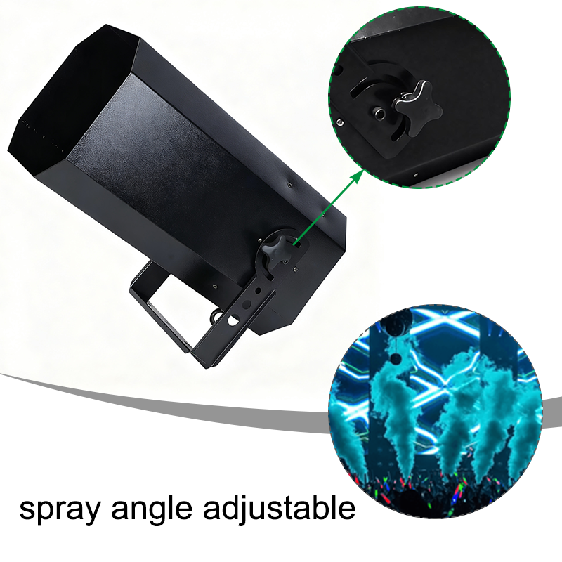 Small Powerful CO2 Jet Cannon Machine Spray Powerful Blast 1400Psi High Pressure DMX Cryo Co2 Jet Machine Stage Effect