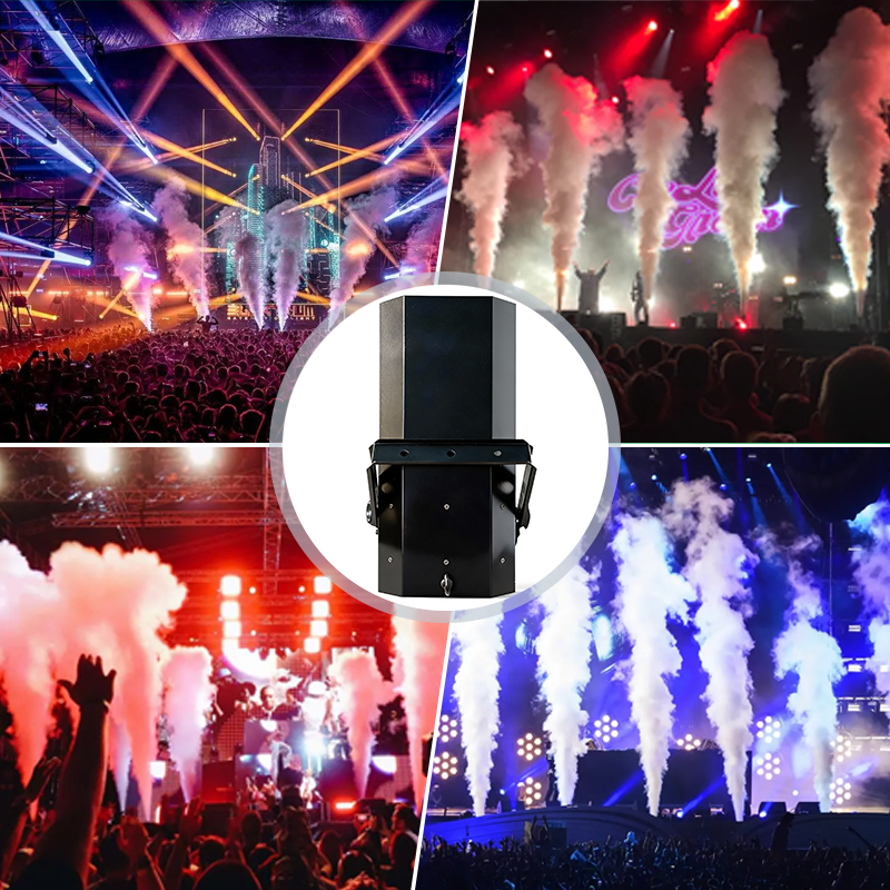 Small Powerful CO2 Jet Cannon Machine Spray Powerful Blast 1400Psi High Pressure DMX Cryo Co2 Jet Machine Stage Effect