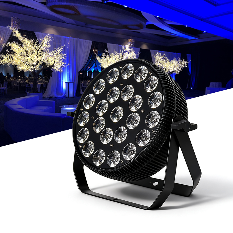 Igracelite 24x18w RGBWAUV 6in1 LED Par Can Slim Smart LED Stage Uplight
