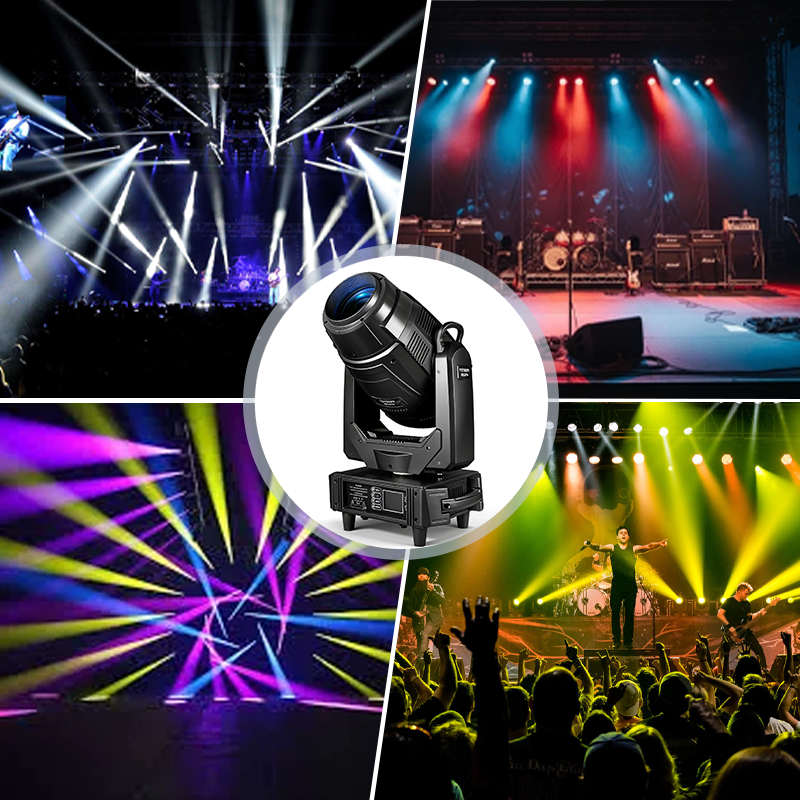Igracelite Mega Pointe 470W LED Moving Head Light CMY BSW 3in1 Beam Spot Wash Stage Lighting, 400W LED Module 2°-35° Motorized Zoom DMX512 Professional Lighting for Concert Disco Wedding Nightclub Events