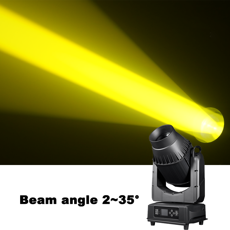 Igracelite IP66 LED Moving Head 580W BSW 3-in-1 CMY Color Mixing Stage Light, 400W LED Module 2°-35° Motorized Zoom Waterproof Outdoor Light for Professional Concerts & DJ Events DMX512 RDM