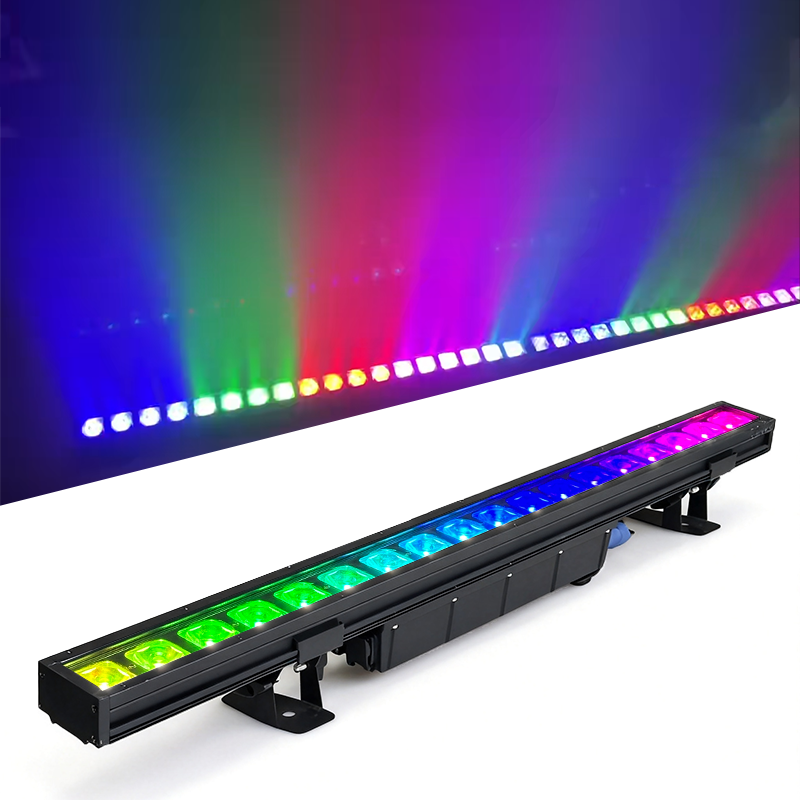 Igracelite IP65 Pixel LED Bar 18x10W RGBW 4-in-1 LED Stage Light, 18-Segment Individual Control, Fanless Silent Outdoor Wall Washer, DMX RDM Support, 103cm 3.4ft Linear Bar for Concerts & Events
