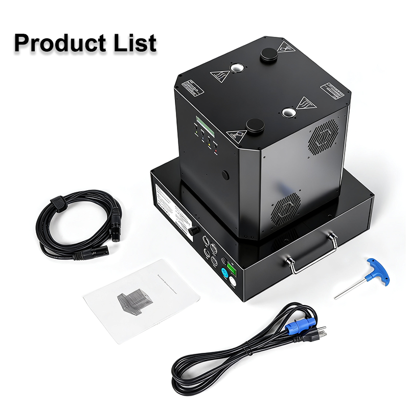Igracelite Dual Nozzel 360 Degree Infinite Rotation Moving Head Cold Spark Machine