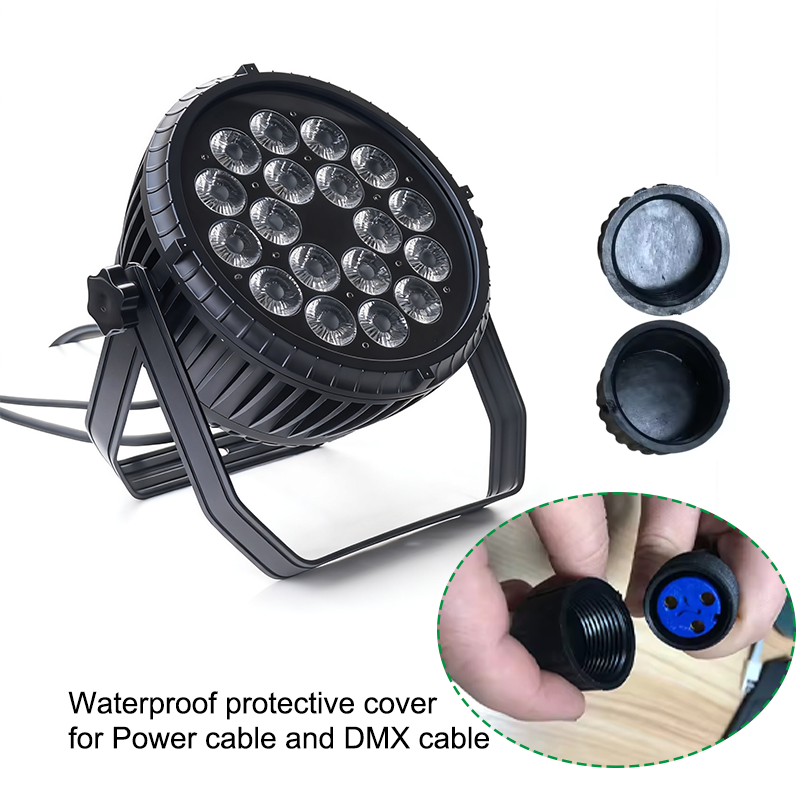 Igracelite Outdoor Waterproof 18*4in1 RGBW LED Par Lights Stage