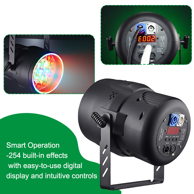 Igracelite 19x15w Led Par Light Zoom RGBW 4in1 Par Stage Led Par Zoom Dj Lights Concert Party Uplight