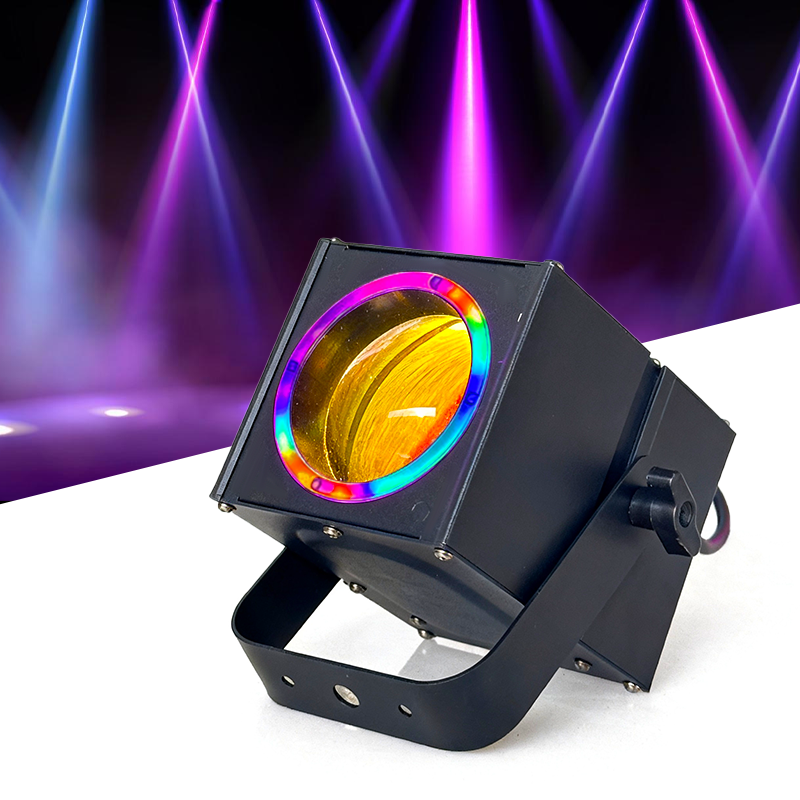 Igracelite 40W RGBW 4-in-1 LED Stage Light Mini Spotlight with Pixel Control DMX512 RDM, High-Speed Strobe & Beam Effect for Professional DJ Disco Party Events