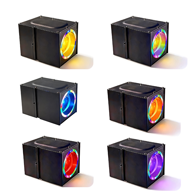 Igracelite 40W RGBW 4-in-1 LED Stage Light Mini Spotlight with Pixel Control DMX512 RDM, High-Speed Strobe & Beam Effect for Professional DJ Disco Party Events