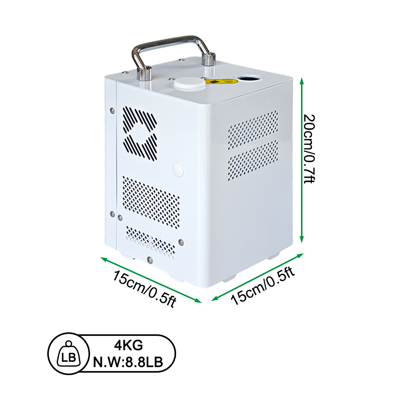 Igracelite 4-Pack Battery Powered Cold Spark Machine with Flight Case, 400W Wireless Portable Cold Sparkular Fountain Machine with Remote Control for Wedding Stage Event DJ