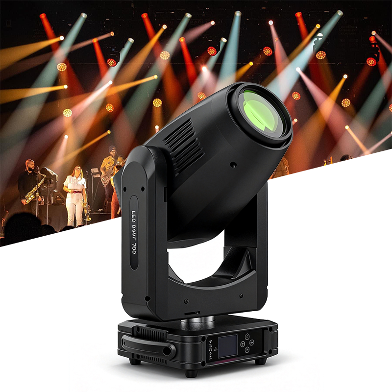 Igracelite 700w LED Zoom Profile Moving Head Light with CMY CTO Color Mixing & 4.5°-55° Framing Shutter System, Professional DMX512 Stage Spotlight for Theater, Concert, and Large Events