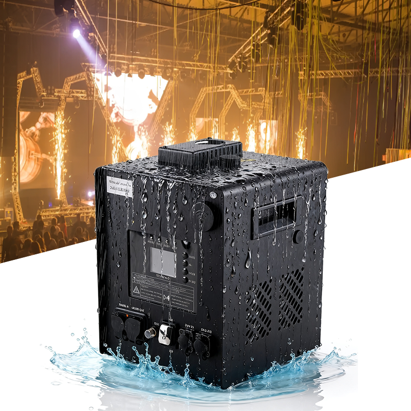 Igracelite 1000W IPX4 Waterproof  Wireless Remote Control Large Cold Sparkler Fountains Machine