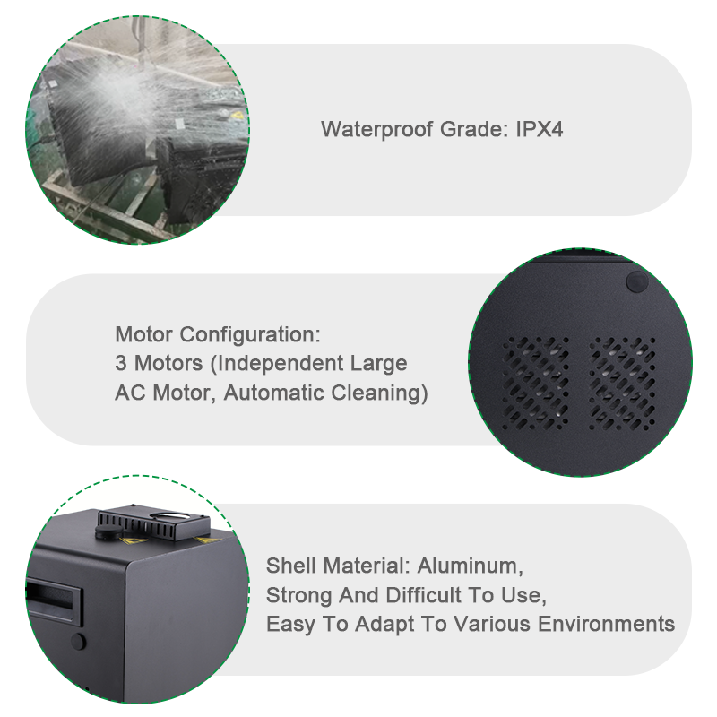 Igracelite 1000W IPX4 Waterproof  Wireless Remote Control Large Cold Sparkler Fountains Machine