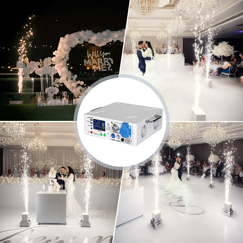 Igracelite 1500w powered portable power for cold spark machines and stage lights