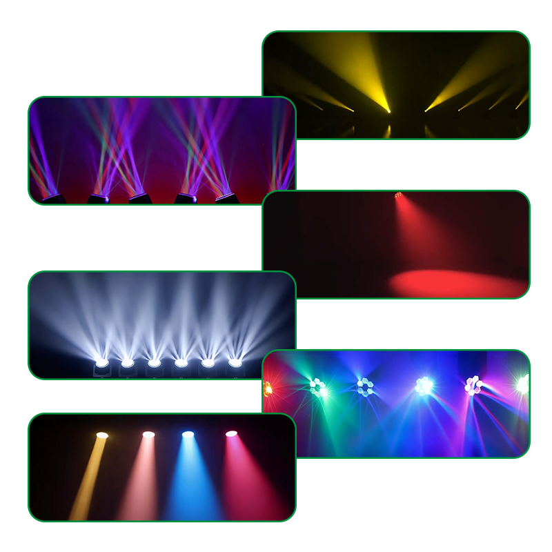 7x40W zoom Led moving head lights