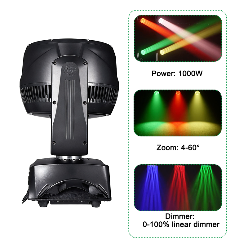 Igracelite 19*15w Bee Eye RGBW 4in1 LED Moving Head Stage Light