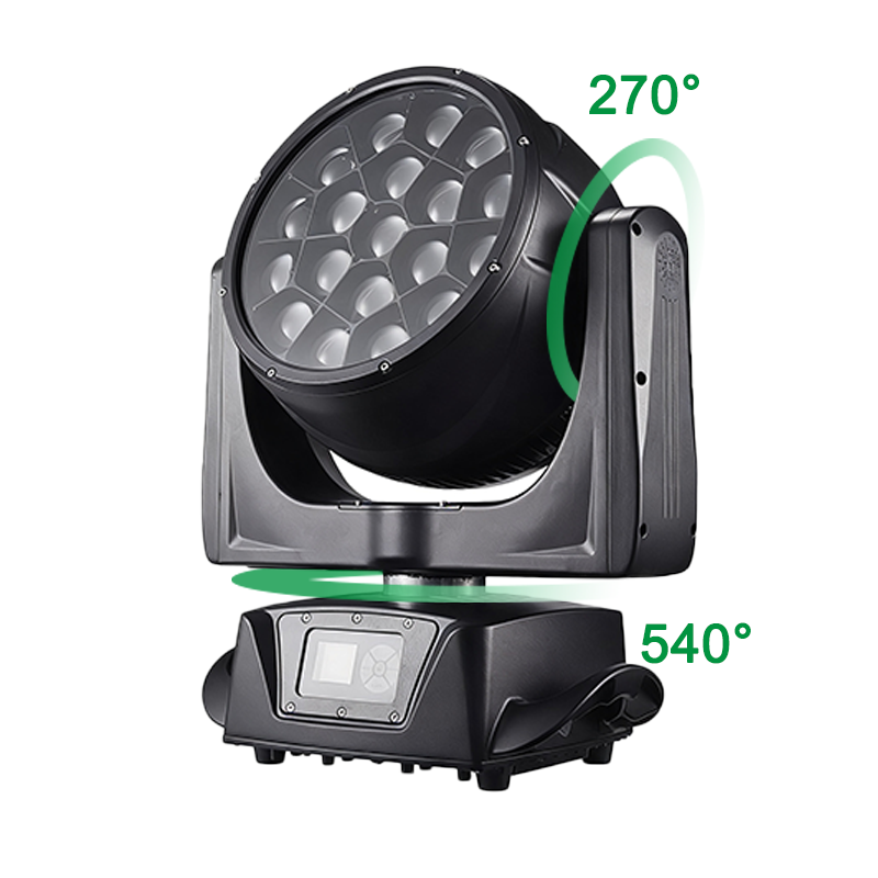 Igracelite 19*15w Bee Eye RGBW 4in1 LED Moving Head Stage Light