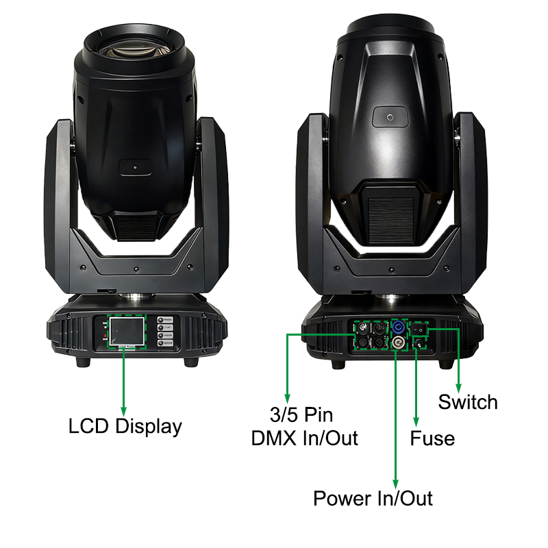 440w beam spot wash 3in1 cmy 20r moving head light