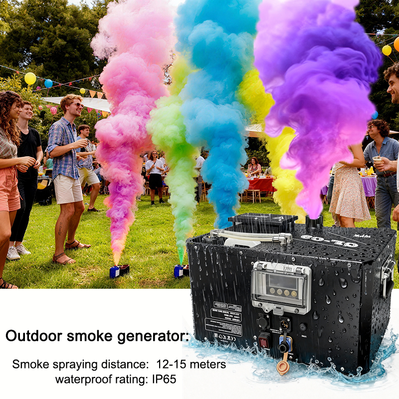 Igracelite Smoke Machine 3000W Professional Stage Fog Machine, Vertical Fog Jet with DMX512 Remote Control, Indoor IP20 & Outdoor IP65 Models, High Output for DJ Wedding Concert Festival Stage Effects