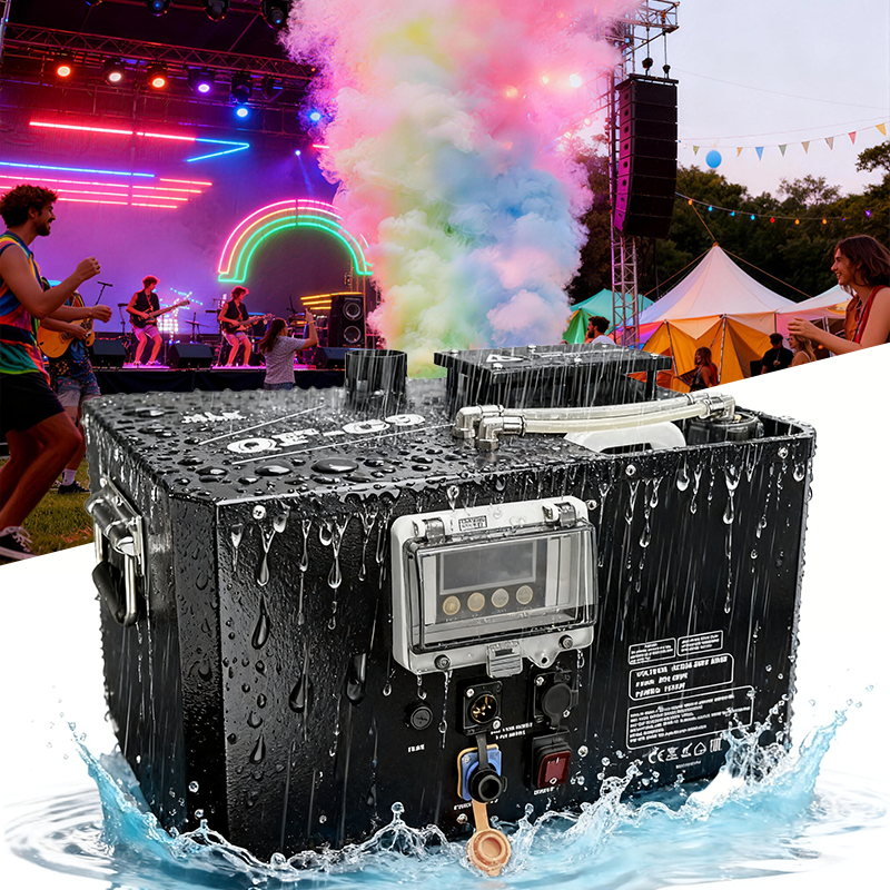 Igracelite Smoke Machine 3000W Professional Stage Fog Machine, Vertical Fog Jet with DMX512 Remote Control, Indoor IP20 & Outdoor IP65 Models, High Output for DJ Wedding Concert Festival Stage Effects