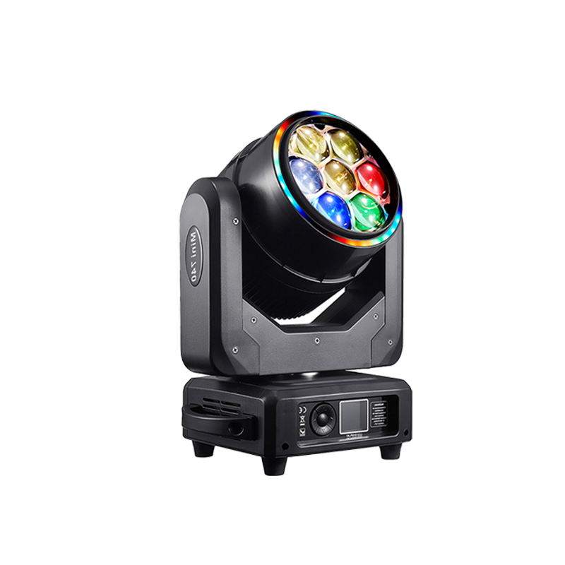Igracelite 350W LED Moving Head 7x40W RGBW 4 in 1 Bee Eye Zoom Wash Beam Stage Light DMX512 Professional DJ Club Event Lighting